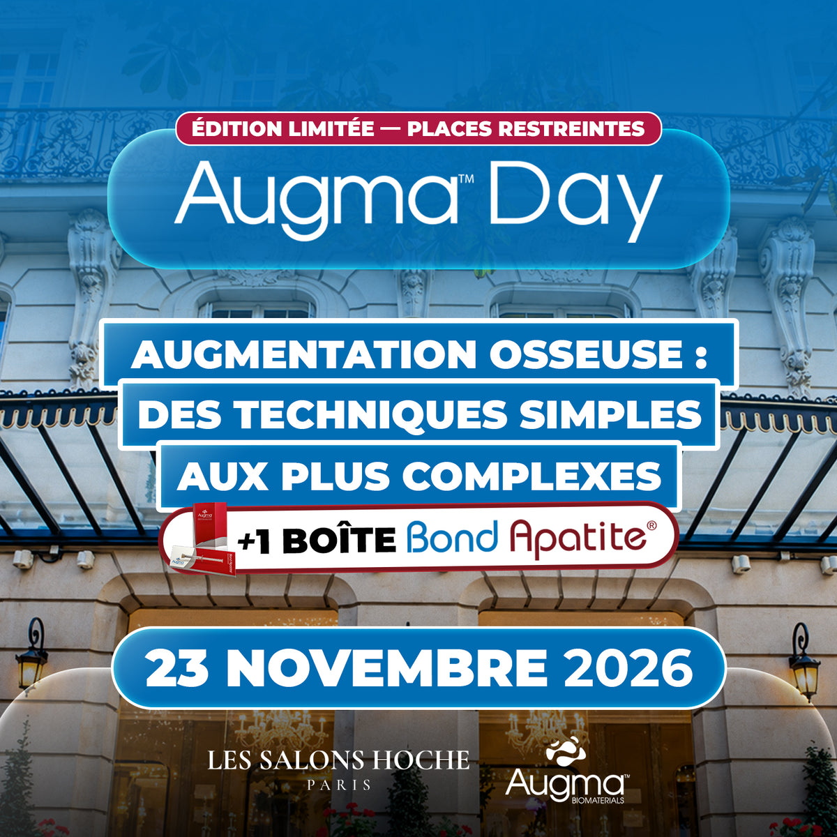 AUGMA DAY 2026 - L’événement de référence en régénération osseuse - uofti.com