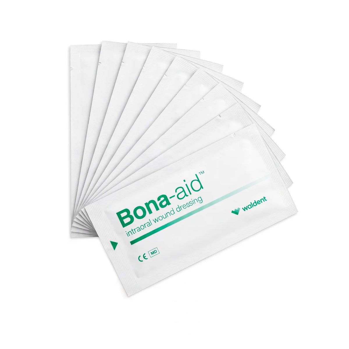 Pansement intra-oral absorbable Waldent Bona-aid pour protection des plaies buccales en chirurgie dentaire