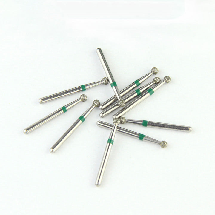 Diamond bur x5 FG - Round head - Height 19 mm - ISO: 001 - DIAN FONG