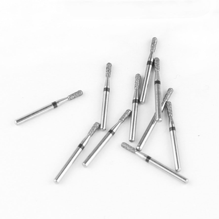 Fraises Diamantée FG x5 - Tête pointu - Hauteur 22 mm - Iso : 249 - DIAN FONG - Dental Coop