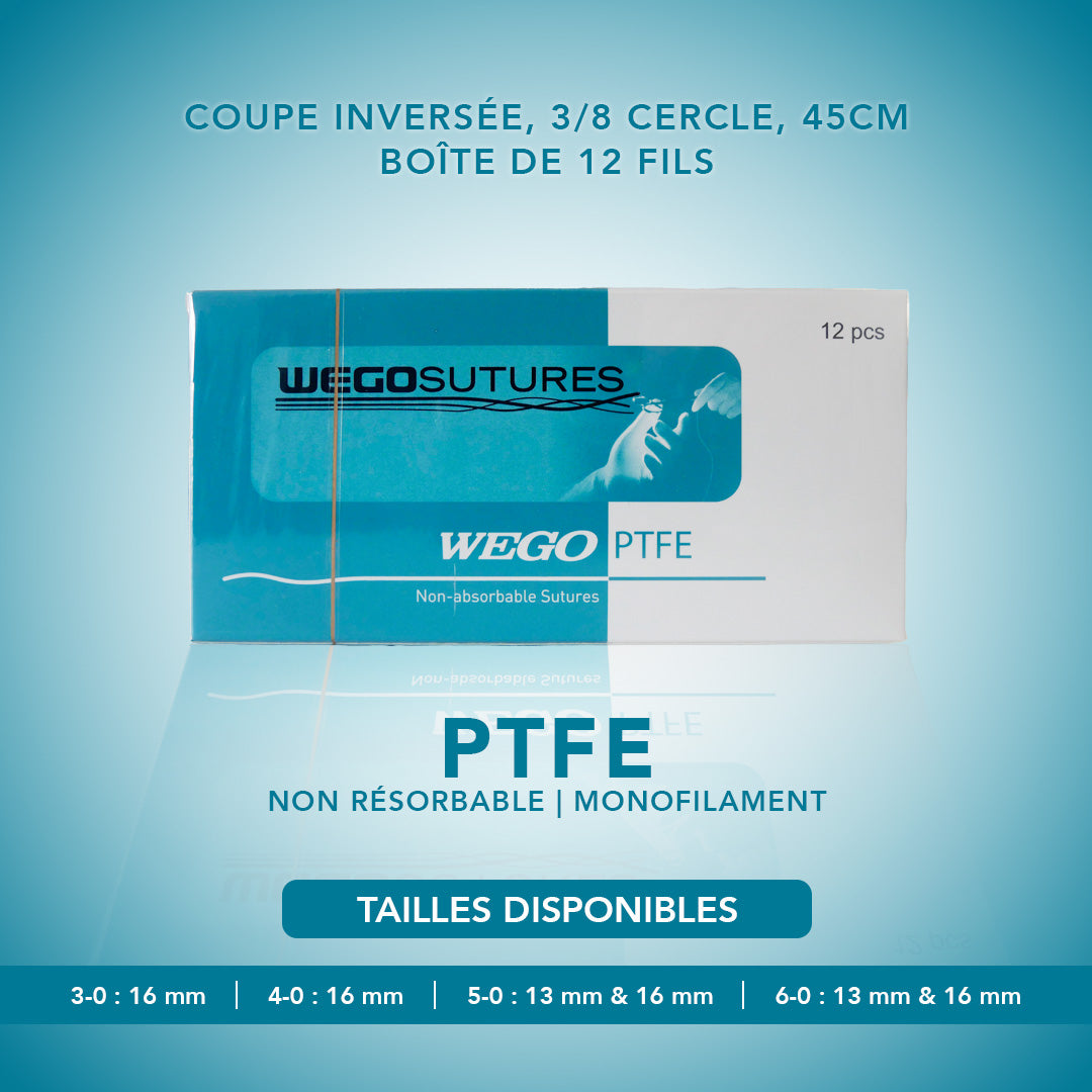Fil de suture PTFE - Boîte de 12 - WEGO - uofti.com