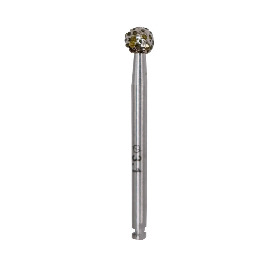 Fraise de dégranulation diamantée – Ø 1,4 à 3,1 mm - Tête Bord arrondi conique - uofti.com
