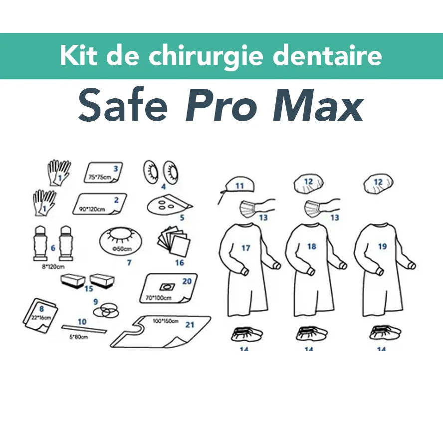 Kit de chirurgie dentaire - Safe Pro Max par Safe Implant - uofti.com