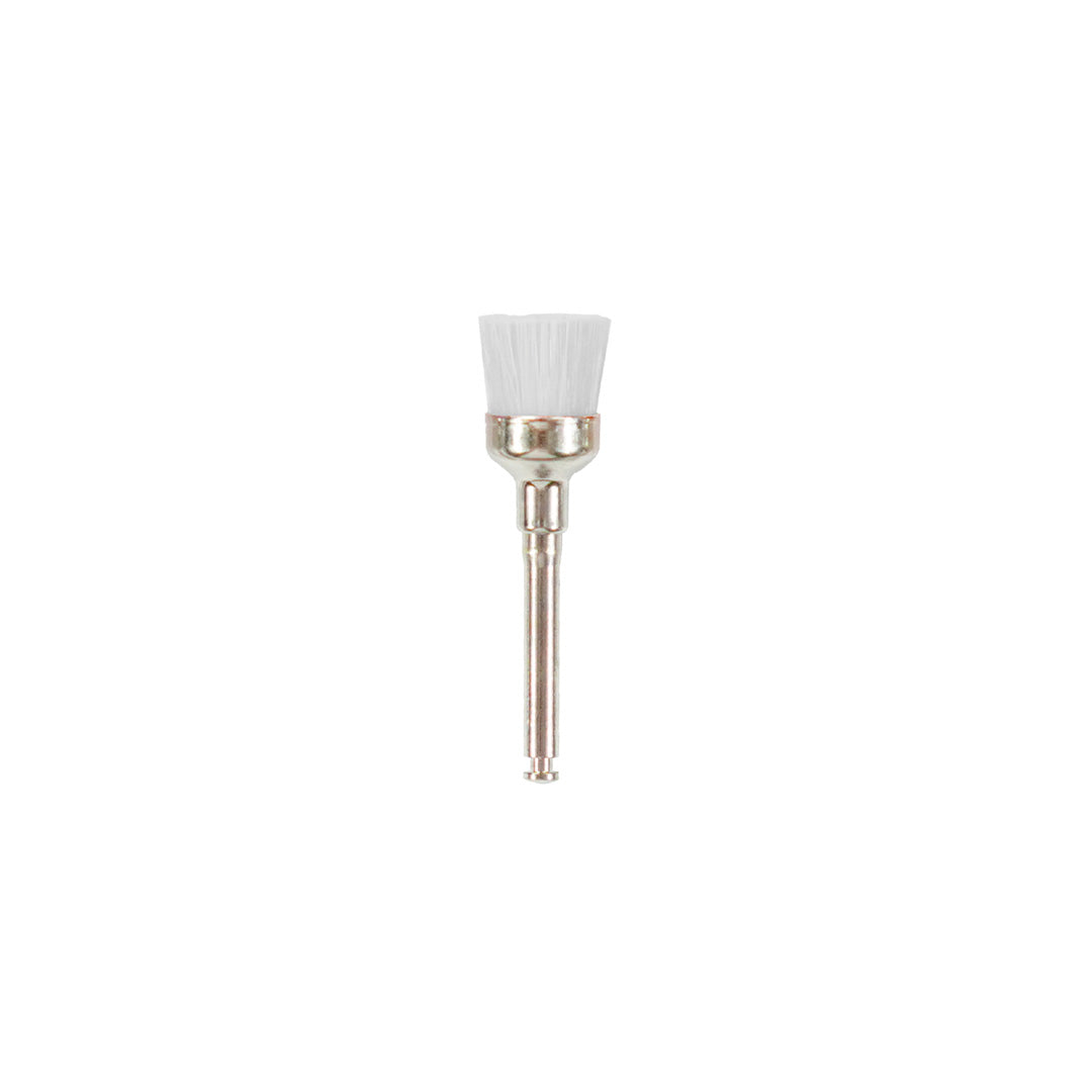 Brossettes de prophylaxie en poil nylon soft et hard en boîte de 100 pour contre-angle