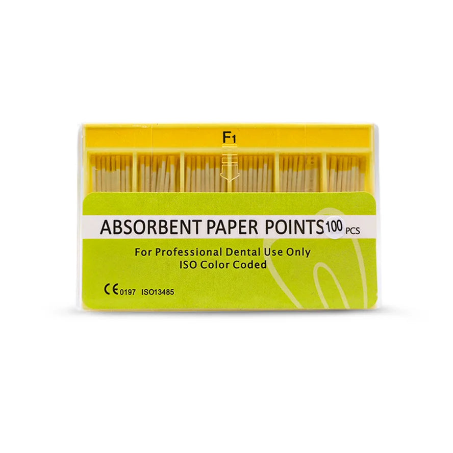 100 Pointes papier obturation F1 - F2 - uofti.com