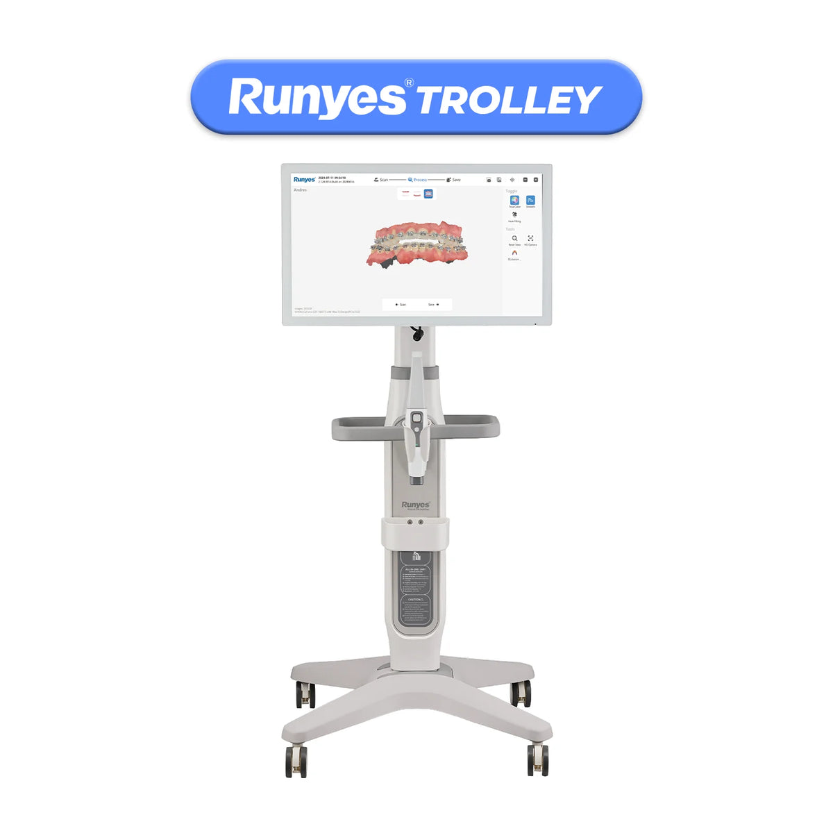 Scanner Intraoral 3DS V5/V6 AVEC ou SANS FIL +TROLLEY - Runyes - uofti.com