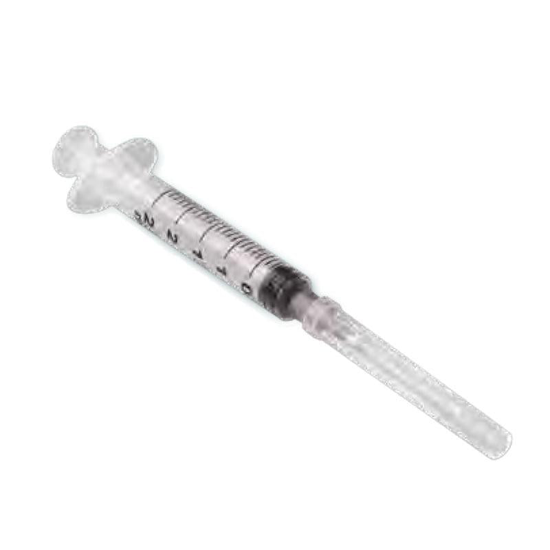 Lot de 100 seringues de 2,5 ml avec aiguille incorporée - uofti.com
