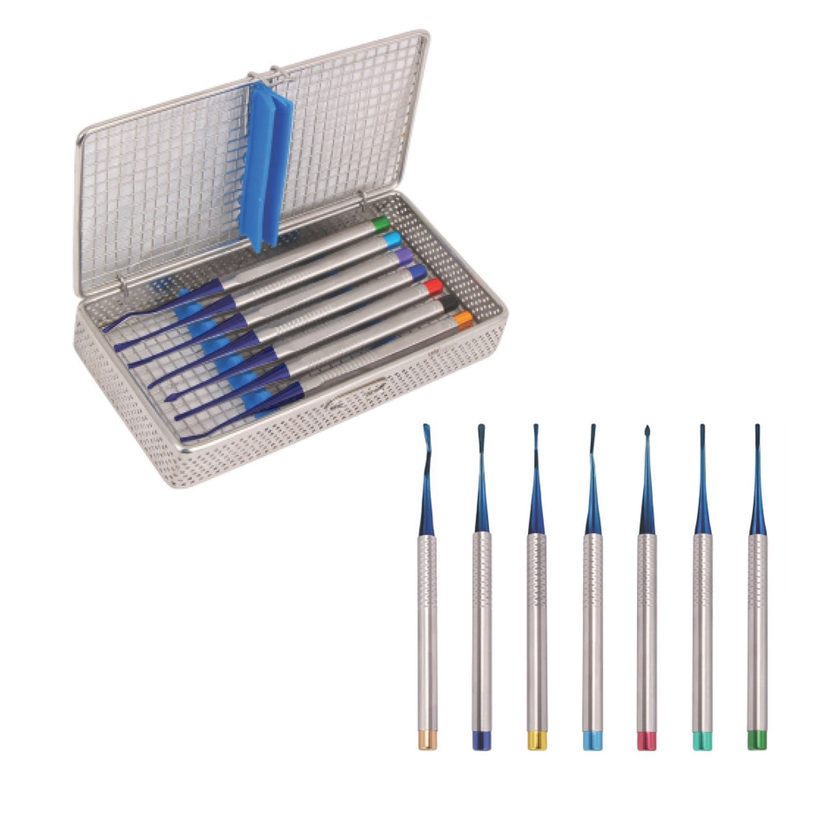 Kit de luxateurs plaqués titane, 7 pièces - uofti.com
