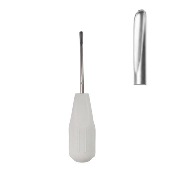 Elévateur luxateur droit 3mm manche silicone - uofti.com