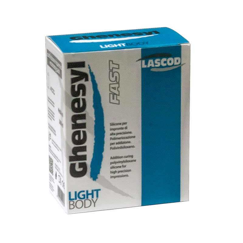 Silicone par addition de grande précision Ghenesyl LIGHT™ LITE : boite 4 cartouches de 50 ml - uofti.com