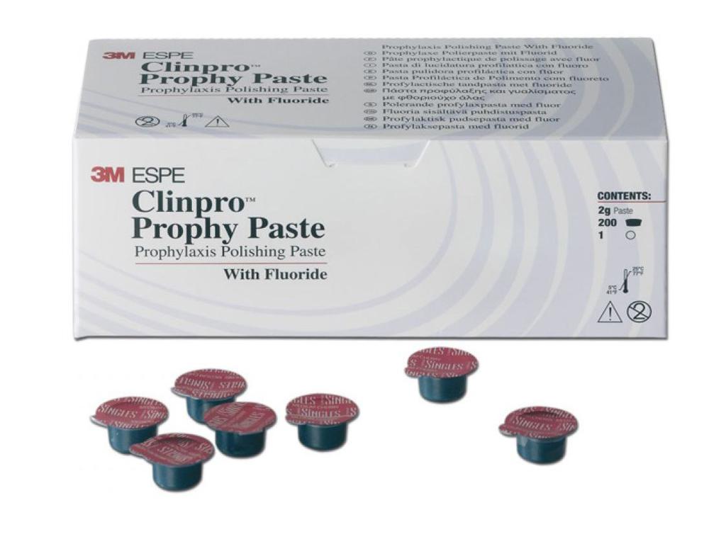 Pâte prophylactique de polissage fluorée. Permet de renforcer les dents et réduire la sensibilité. Présentation en doses individuelles et disponible en 3 granulosités de grain et de deux goûts (menthe et cerise) DM Classe I. Fabricant : 3M Deutschland GmbH, Allemagne. Grain fin goût cerise Grain moyen goût menthe Gros grain goût menthe. uofti.com