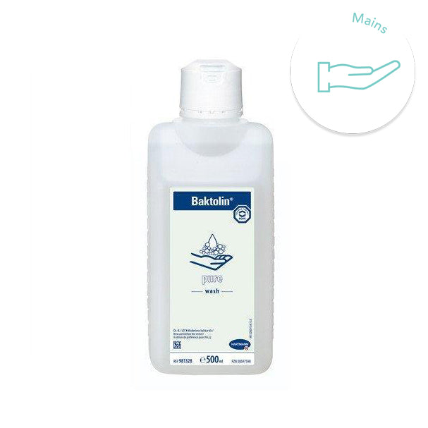 Sabonete suave Baktolin pure wash - 0,50 ou 1 L - HARTMANN