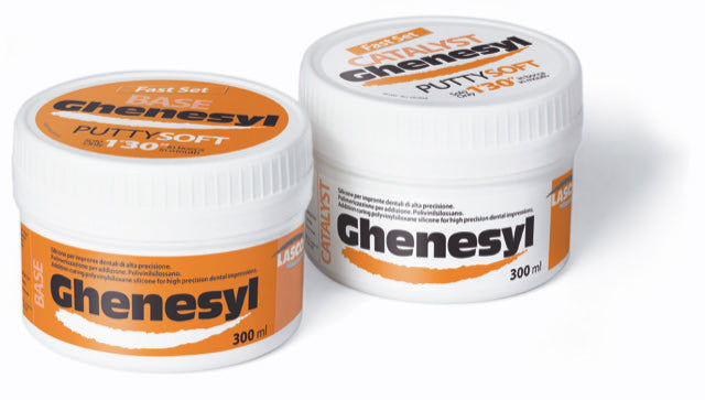silicone par addition Ghenesyl PUTTY soft 2x300 ml (base + catalyseur) - uofti.com