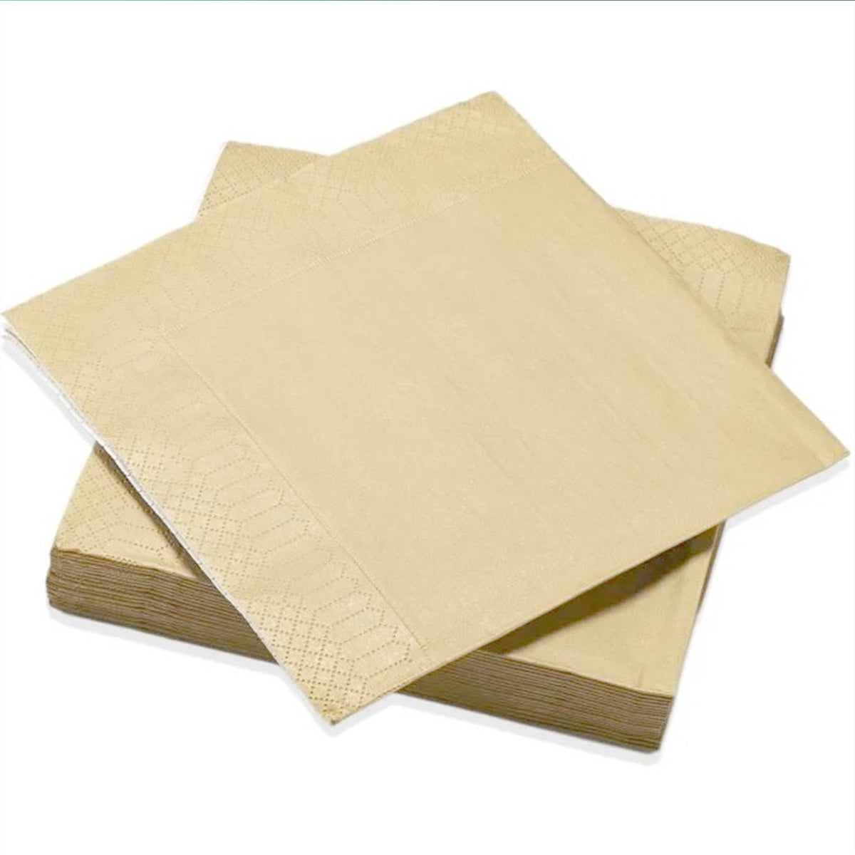 Ouate de cellulose 30x30cm, 2 plis douce au toucher et particulièrement absorbante, la ouate est garantie biodégradable car fabriquée entièrement à base de pure pâte de cellulose. minimum 50% de fibres certifiées Fabriqué en France par CGMP - Tuffé(72) Existe en couleur bleu marine et kraft 200 serviettes x 5 paquets