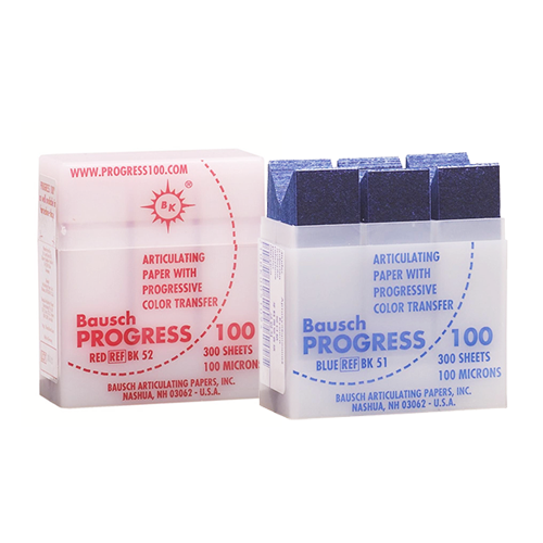 PROGRESS Okklusionspapier (Plastikkassette) - Bausch
