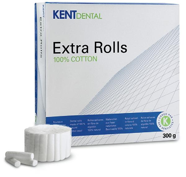 Rolos de algodão - Ø 8, 10 ou 12 mm - Kent Dental