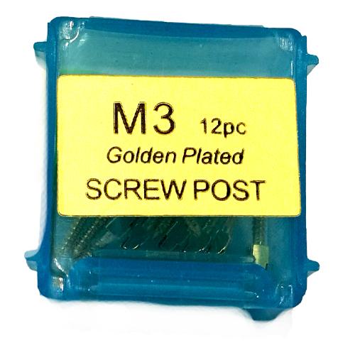 Gold Plated Screw Post