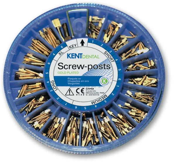 Screw-posts doré - Kent Dental