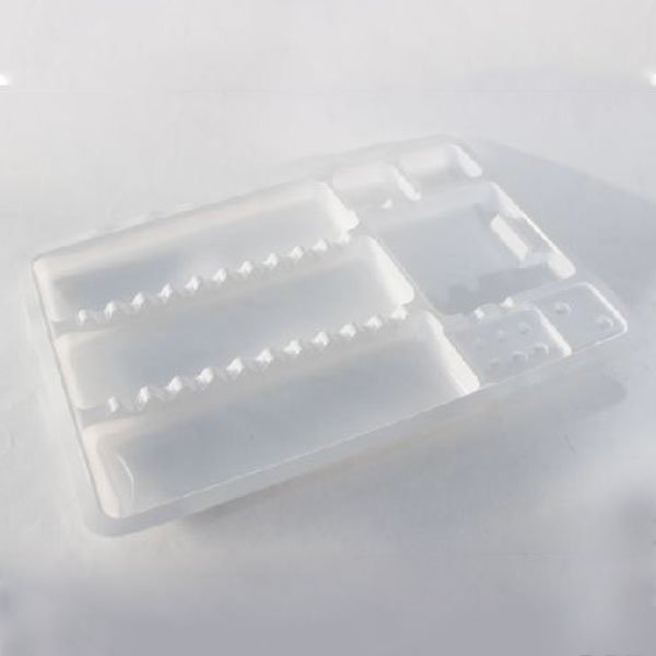 Lot de 400 plateaux jetables en plastique type 3 289x190x17mm - uofti.com