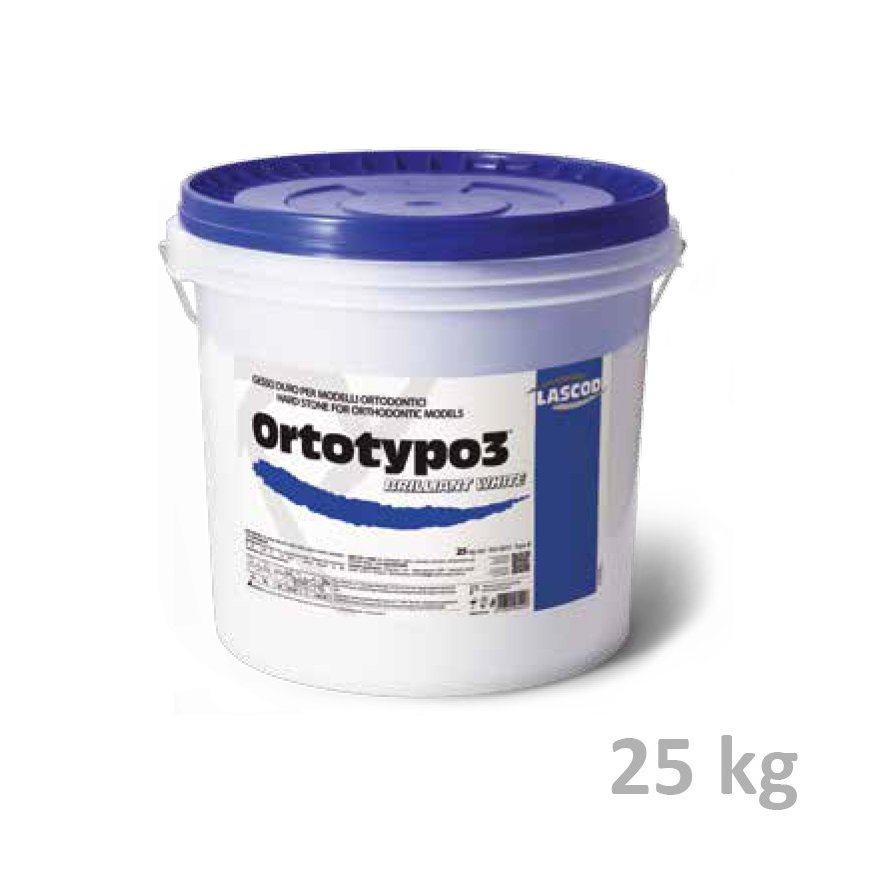 Plâtre blanc brillant type 3 Ortotypo3 25 kg - uofti.com