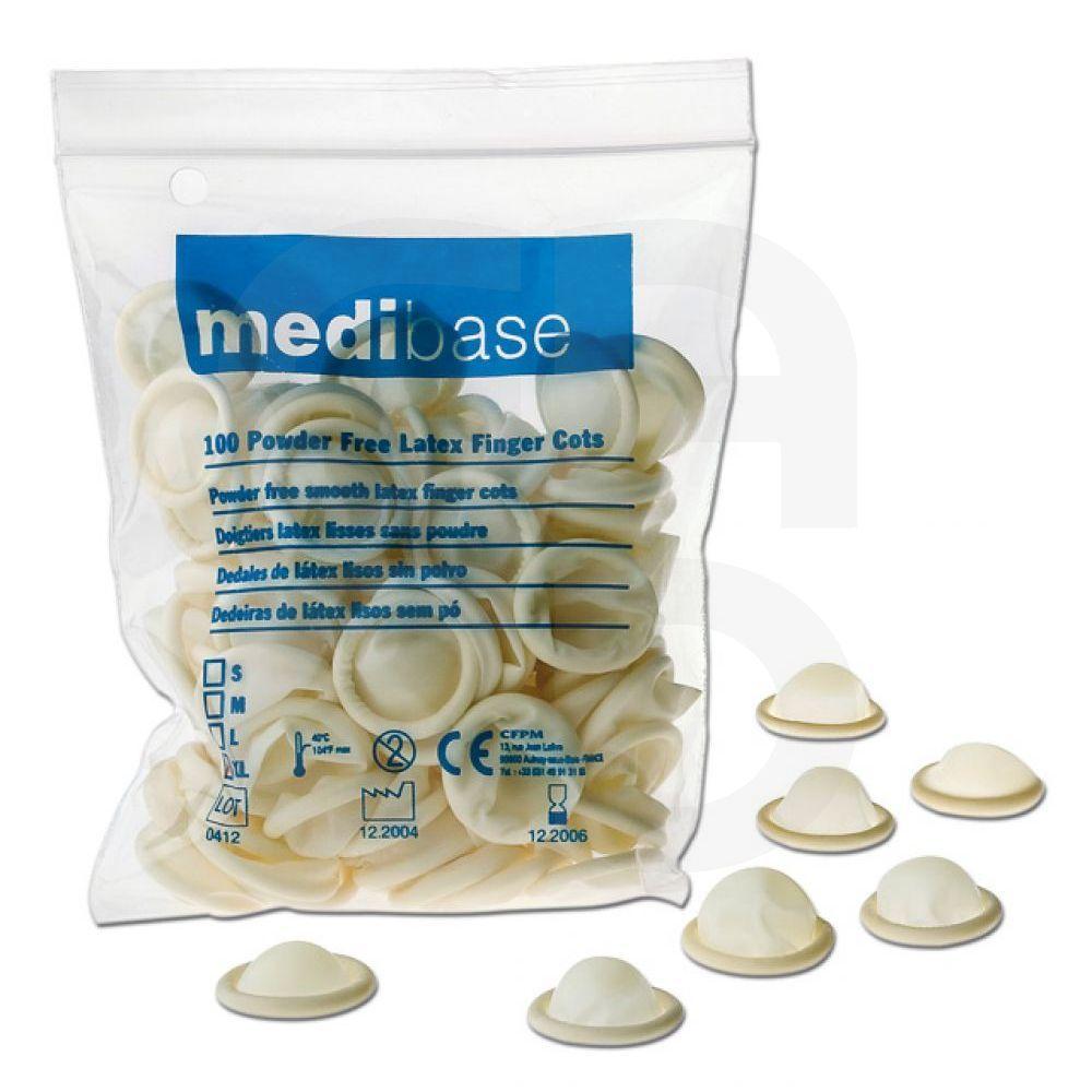 Powder-free latex finger cots - MEDIBASE