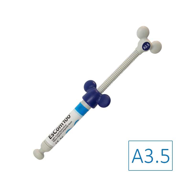 EsCom100 - A3.5 - 1x 4g Résine composite nano-hybride restauratrice photopolymérisable - uofti.com