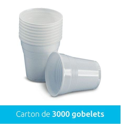 Gobelets 150 ml - Lot de 3000 - Kent Dental - uofti.com