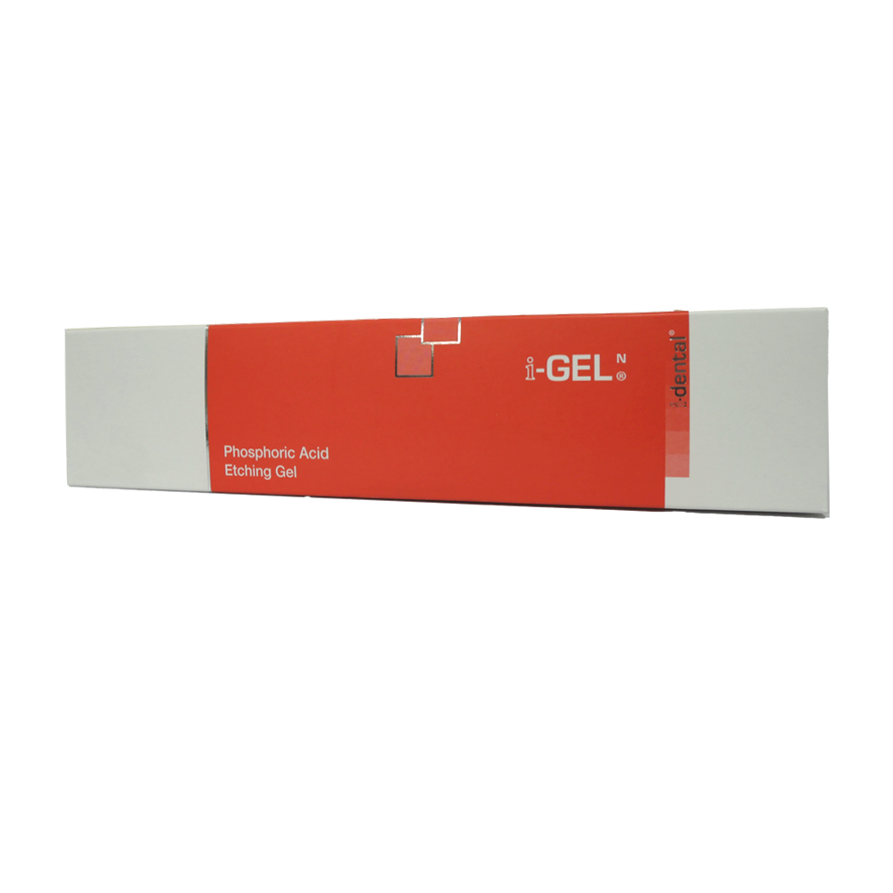 Le i-GEL est un gel de gravure à l'acide phosphorique, spécialement conçu pour la préparation de surfaces dentaires avant des procédures dentaires diverses. Ce produit se présente sous forme de gel et de liquide, contenant une concentration élevée de 37% d'acide phosphorique, assurant une performance optimale.