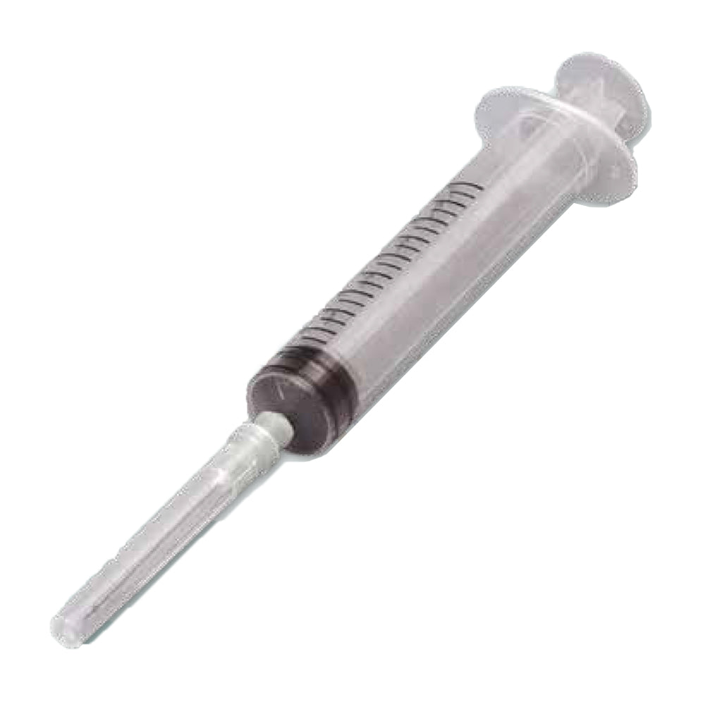 Packung mit 100 Einmalspritzen mit Nadel 10 ml - Larident