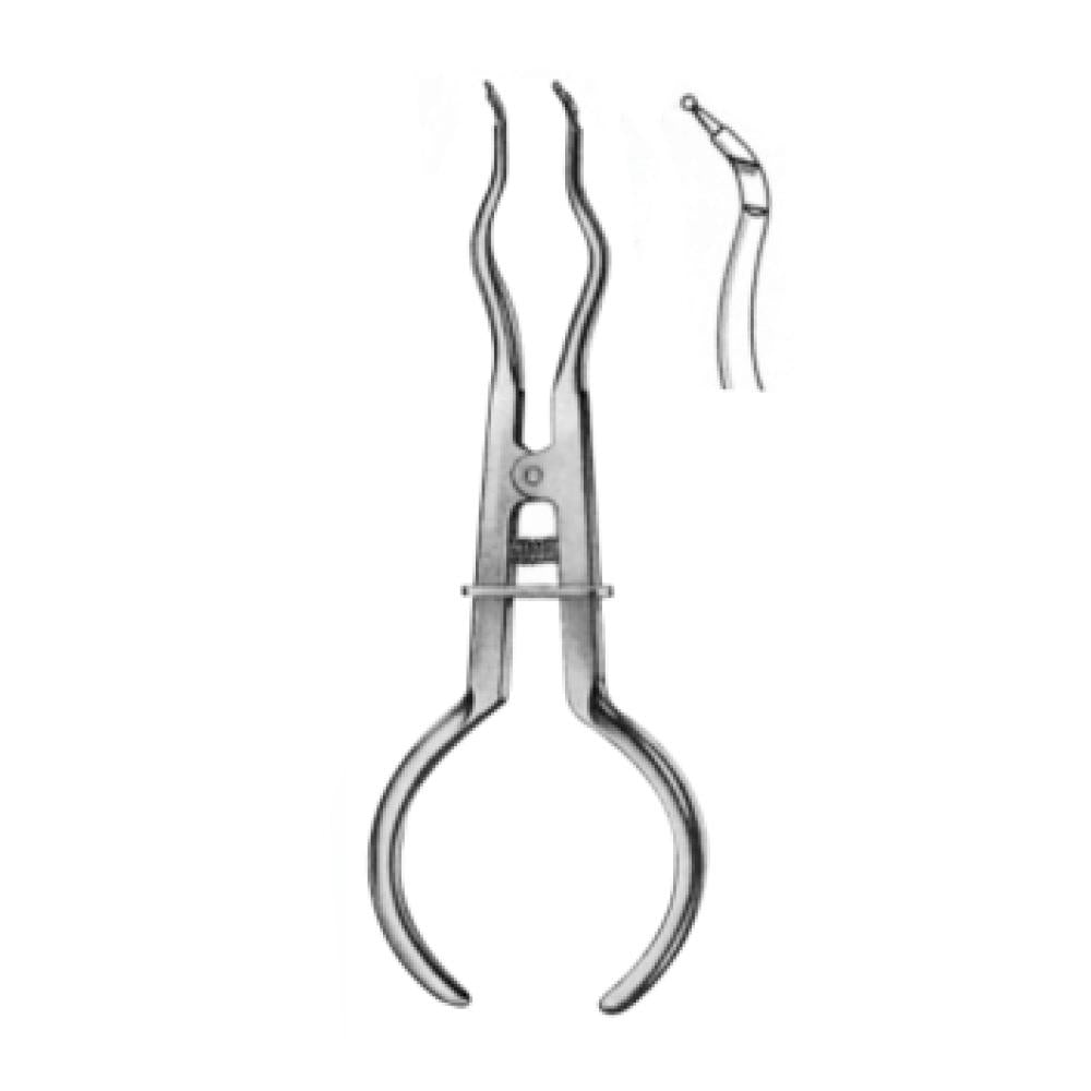 Pinza para dique Brewer 17,5cm