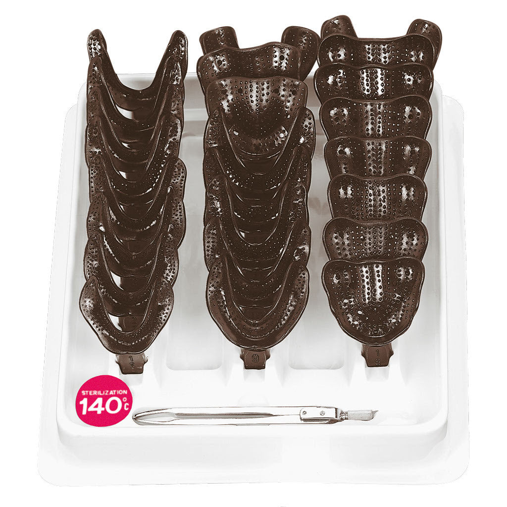 Conjunto porta moldes SUPERTRAYS policarbonato (24) S2851-24 - ASA DENTAL