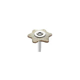 Brosses de polissage - Poils de chèvre blancs - Ø 22 mm - DIAN FONG - Dental Coop
