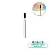Diamond cylindrical burs with rounded end ISO 139 - COOL CUT