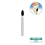 Diamond egg-shaped burs ISO 277 - COOL CUT