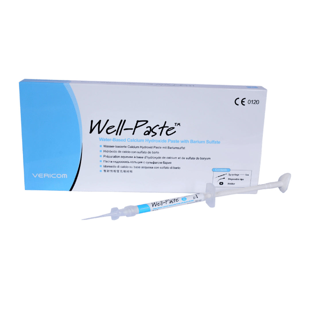 Well-Paste - Pasta de hidróxido de calcio a base de agua con sulfato de bario | Vericom