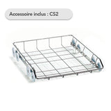 Chariot inférieur (CS2) - En acier inox, adapté au positionnement de supports et paniers.