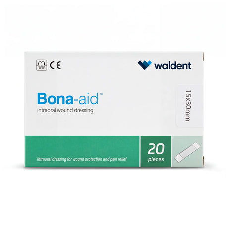 Pansement intra-oral absorbable Waldent Bona-aid pour protection des plaies buccales en chirurgie dentaire