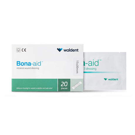 Pansement intra-oral absorbable Waldent Bona-aid pour protection des plaies buccales en chirurgie dentaire - uofti.com