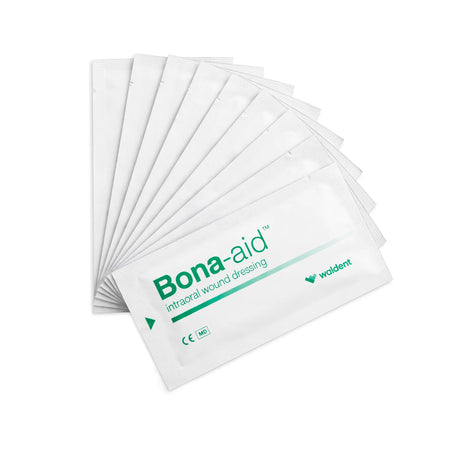 Pansement intra-oral absorbable Waldent Bona-aid pour protection des plaies buccales en chirurgie dentaire