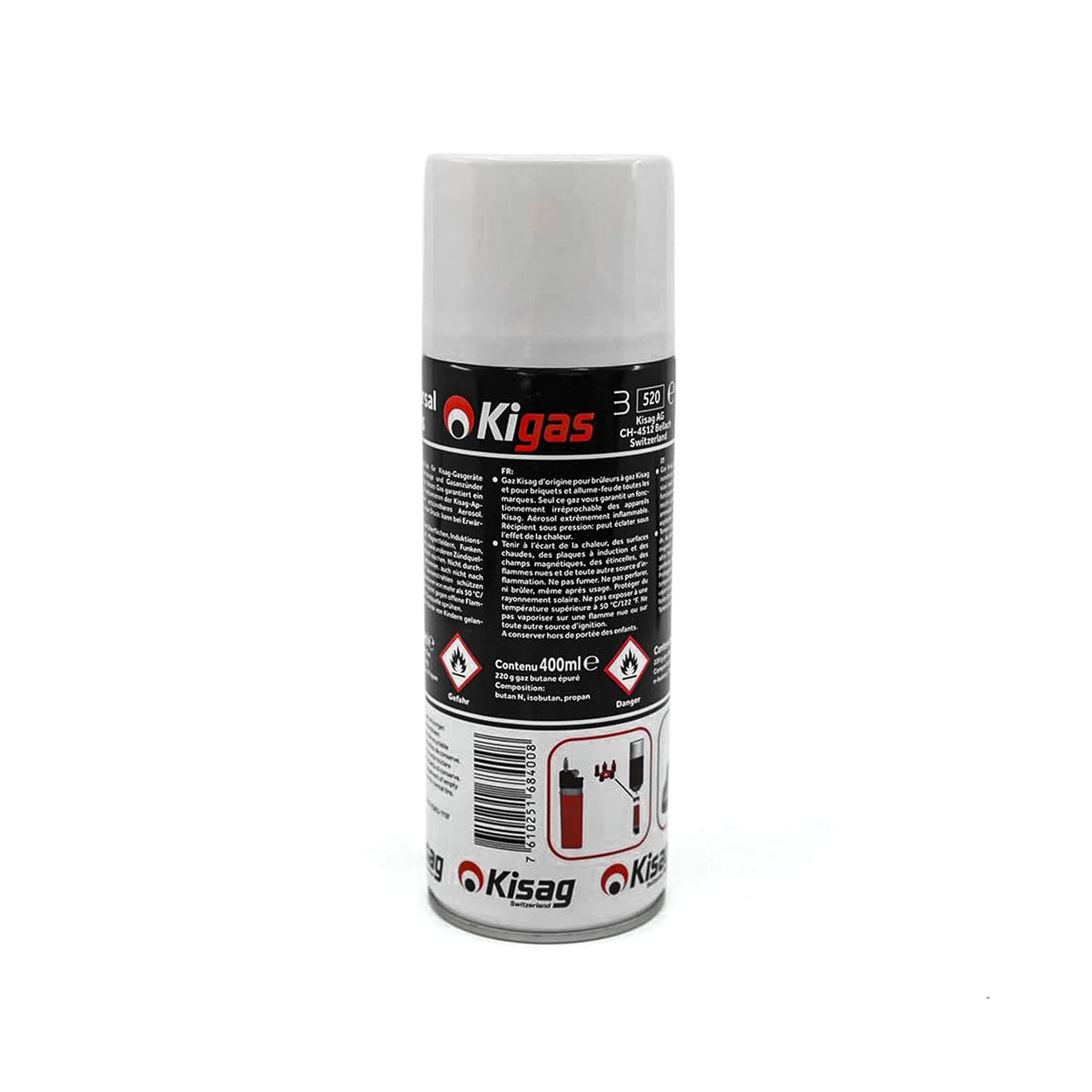 Recarga de gas de 400 ml - Kisag