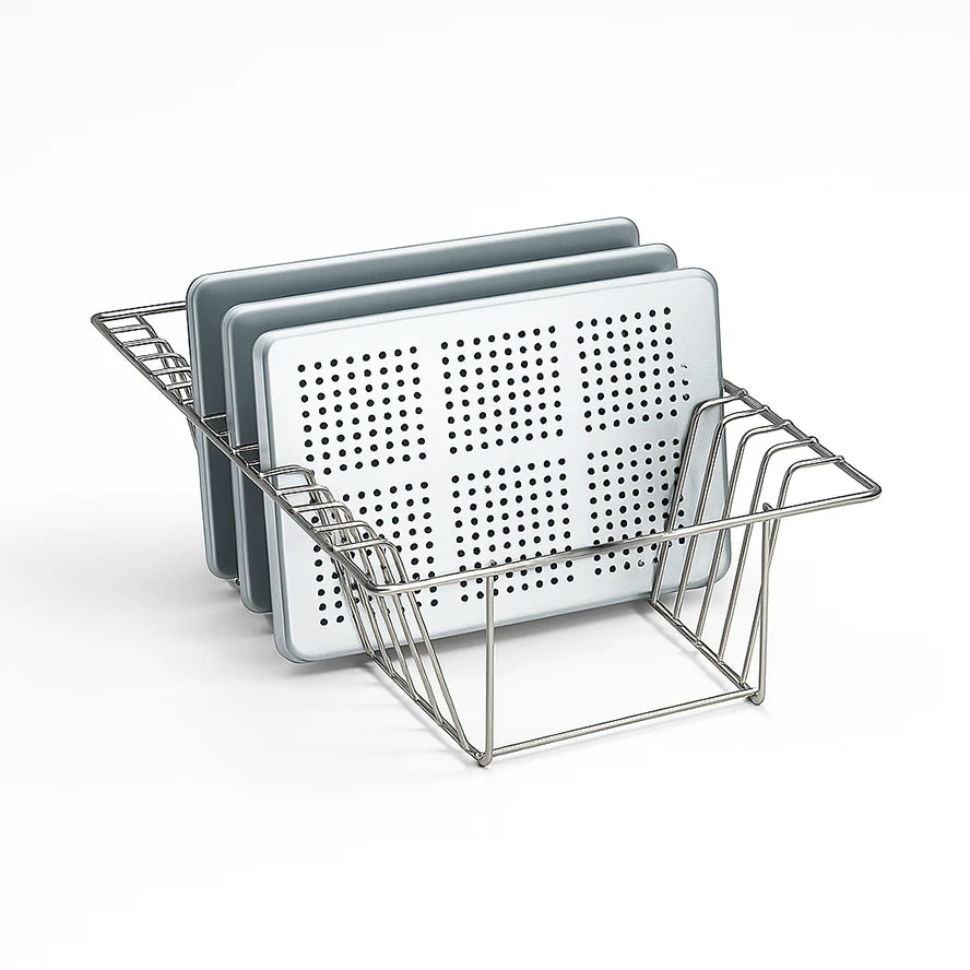 Support inox pour plateaux / cassettes, existe en 3 modèles - D-ST16 | Smeg - uofti.com