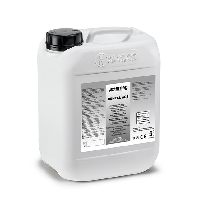 Bidon de 5 litres de liquide neutralisant SMEG AC5 pour instruments de dentiste