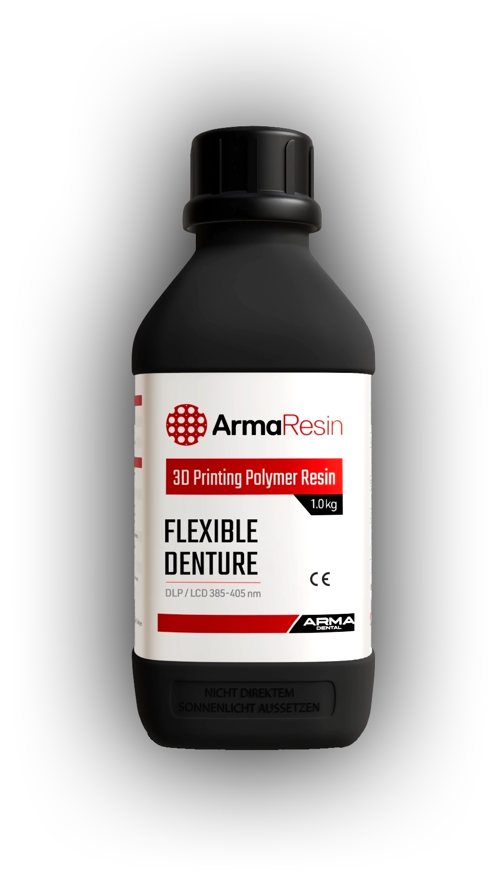 Résine 3D pour prothèses partielles et complètes 1kg - FLEXIBLE DENTURE - ArmaResin - uofti.com