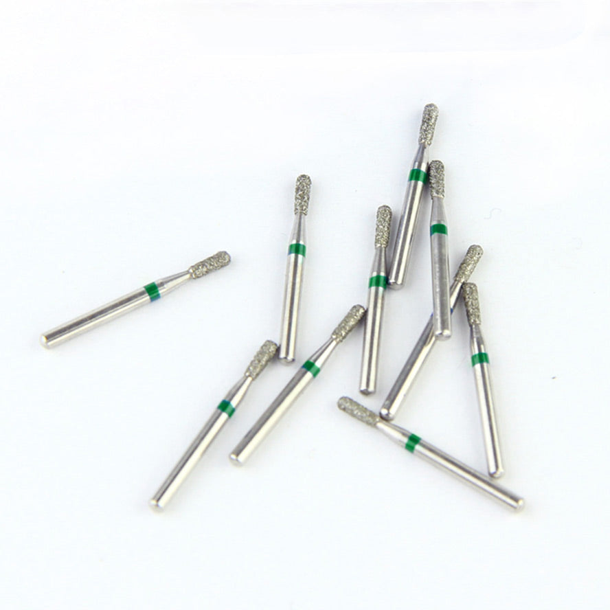 Fraises Diamantée FG x5 - Tête pointu - Hauteur 22 mm - Iso : 249 - DIAN FONG - Dental Coop