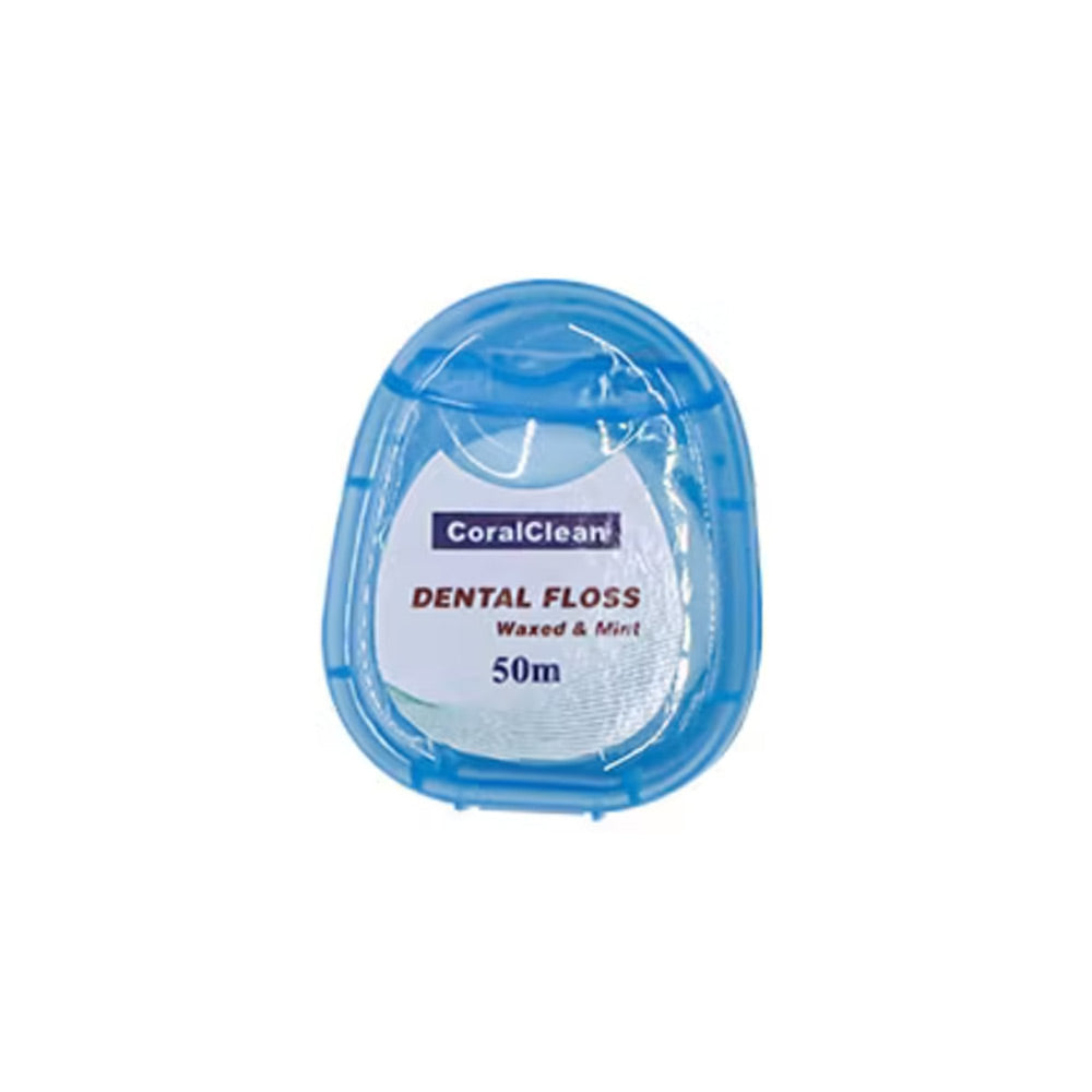 Fil dentaire 50 m - Ciré et mentholé - CoralClean - uofti.com