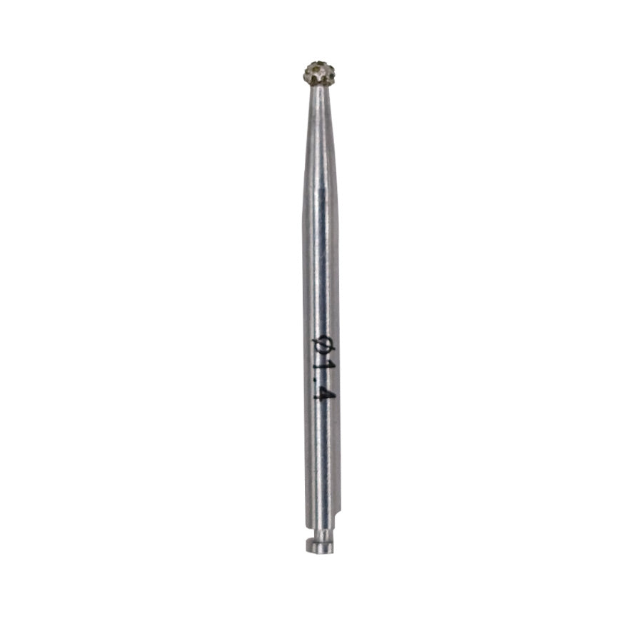 Fraise de dégranulation diamantée – Ø 1,4 à 3,1 mm - Tête Bord arrondi conique - uofti.com