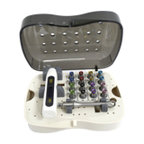 Kit de 16 tournevis universels avec clé dynamométrique pour implants dentaires représente l'outil ultime pour un contrôle précis et une connexion efficace. Grâce à ses poignées électroniques et à son tournevis rapide, cette clé vous permet de réaliser une connexion pratique en un temps record