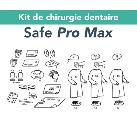 Kit de chirurgie dentaire - Safe Pro Max par Safe Implant - uofti.com