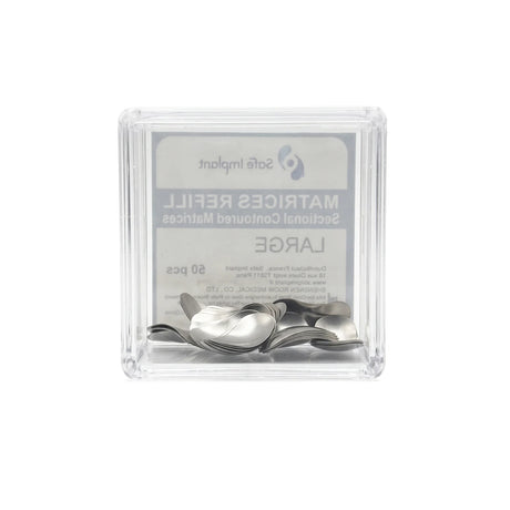 boite 50 matrices prédécoupées en acier inoxydable (épaisseur 0.05 mm) - uofti.com