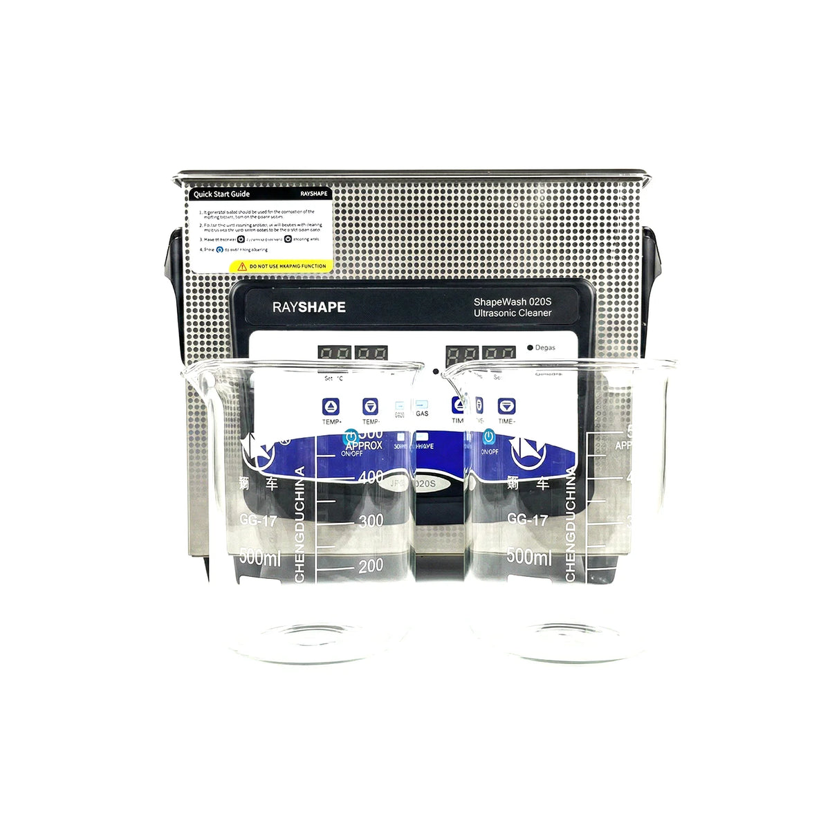 Nettoyeur à ultrason pour pièces imprimées en 3D - 3,2 L ShapeWash 020S - Rayshape - uofti.com